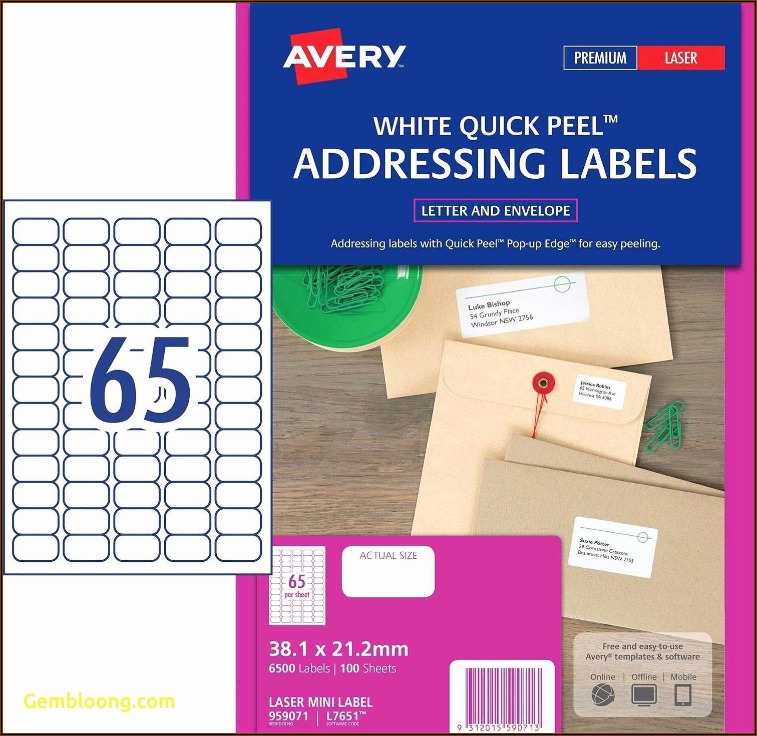 office-depot-address-label-template