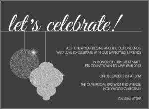 Office Holiday Lunch Invitation Template