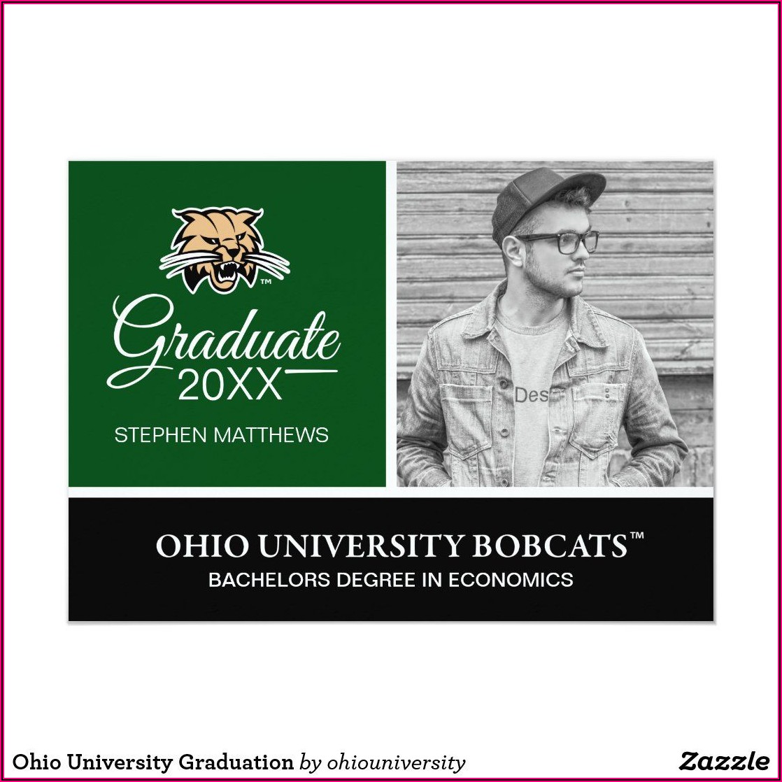 Ohio University Graduation Invitations