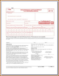 Order Form 1099 And 1096