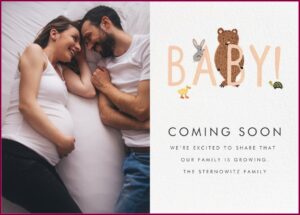 Paperless Post Pregnancy Announcement