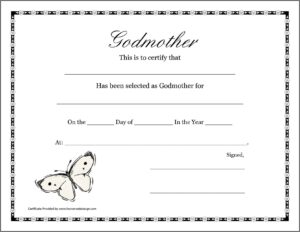 Perfect Attendance Award Template