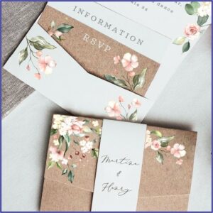Pocketfold Wedding Invitations Ireland