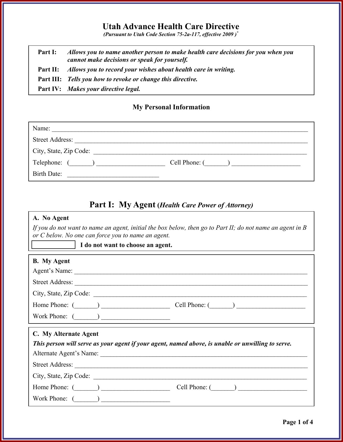 Printable Codicil Free Blank Codicil Form Uk