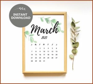 Printable Pregnancy Announcement Calendar