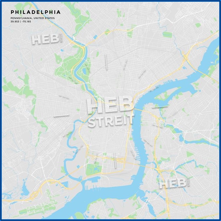 Printable Street Map Of Philadelphia