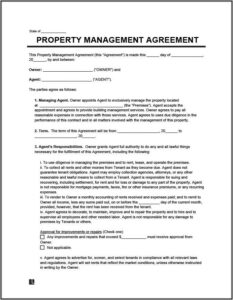 Property Management Spreadsheet Templates