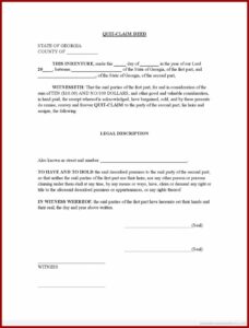 Quick Deed Form California