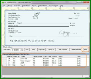 Quicken Check Printing Template