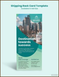 Rack Card Template Word