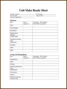 Real Estate Closing Checklist Template