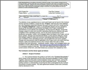 Residential Building Contract Template