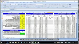 Retirement Planning Spreadsheet Template