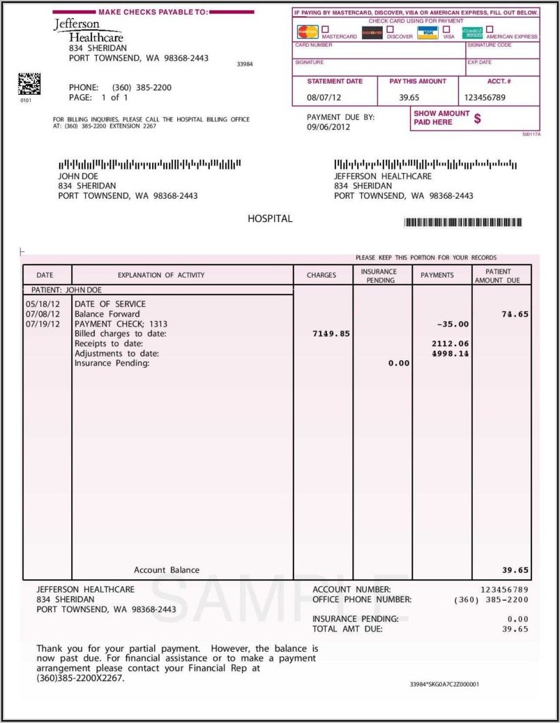 Roofing Receipt Template