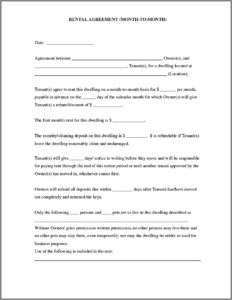 Roommate Lease Agreement Ontario