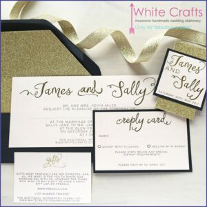 Rose Gold And Blush Pink Wedding Invitations