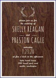 Rustic Country Wedding Invitations