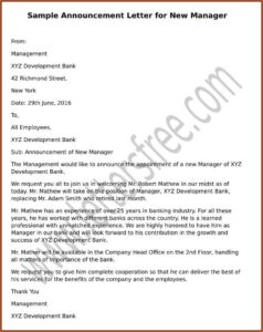 Sample Of A Death Announcement Letter To Employees