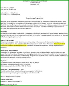 Soap Note Assessment Example Physical Therapy