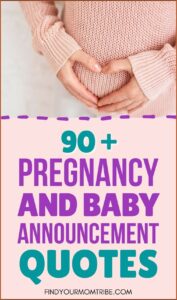 Social Media Pregnancy Announcement Quotes