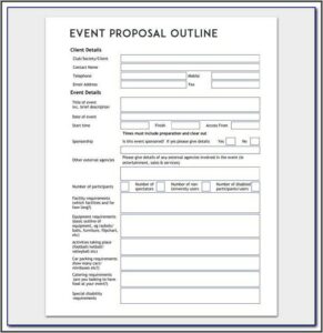 Software Project Proposal Template Word Free