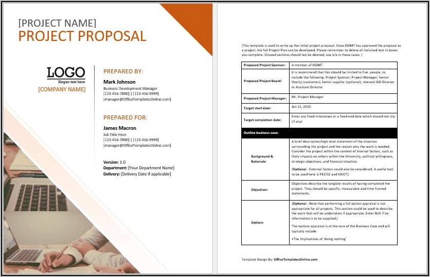 Software Proposal Template Word Free
