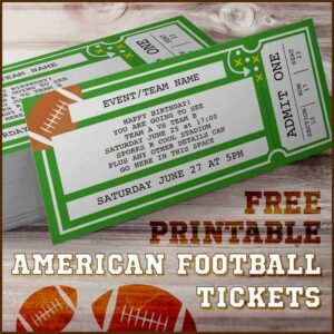 Staples Event Ticket Template