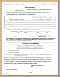 State Of California Birth Certificate Request Form