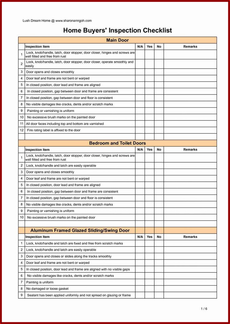 Swppp Inspection Form