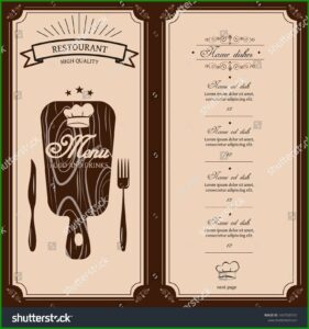 Template Menu Cafe