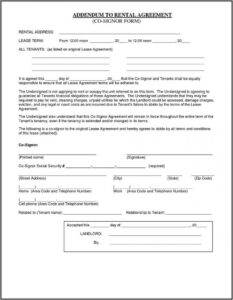 Tenant Lease Agreement Template South Africa