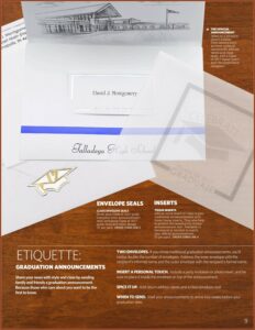 Tissue Inserts For Graduation Announcements
