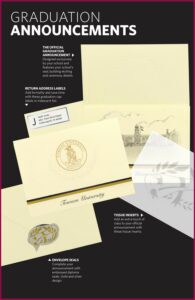 Towson University Graduation Announcements