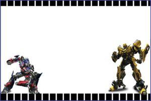 Transformer Birthday Invitations Printable Free