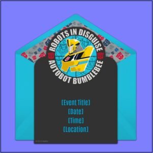 Transformers Birthday Invitations Online