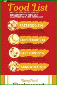 Two Sided Bookmark Template