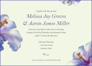Unique Wedding Invitation Mail To Colleagues