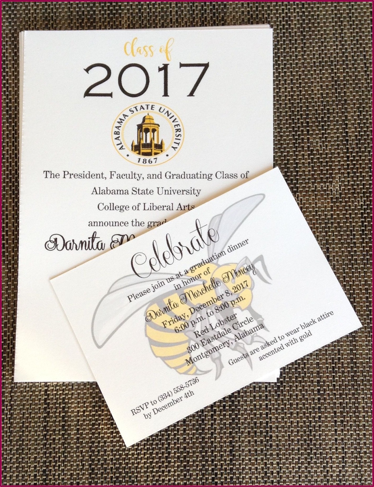 University Of Oregon Graduation Announcements