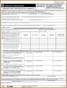 Va Form 26 1880 Pdf Fillable