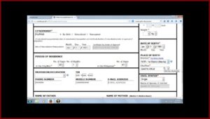 Voters Registration Application Form