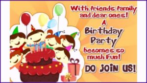 19th Birthday Invitation Message For Friends