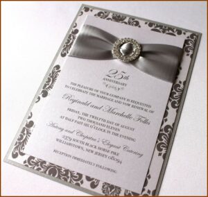 40th Wedding Anniversary Invitation Templates