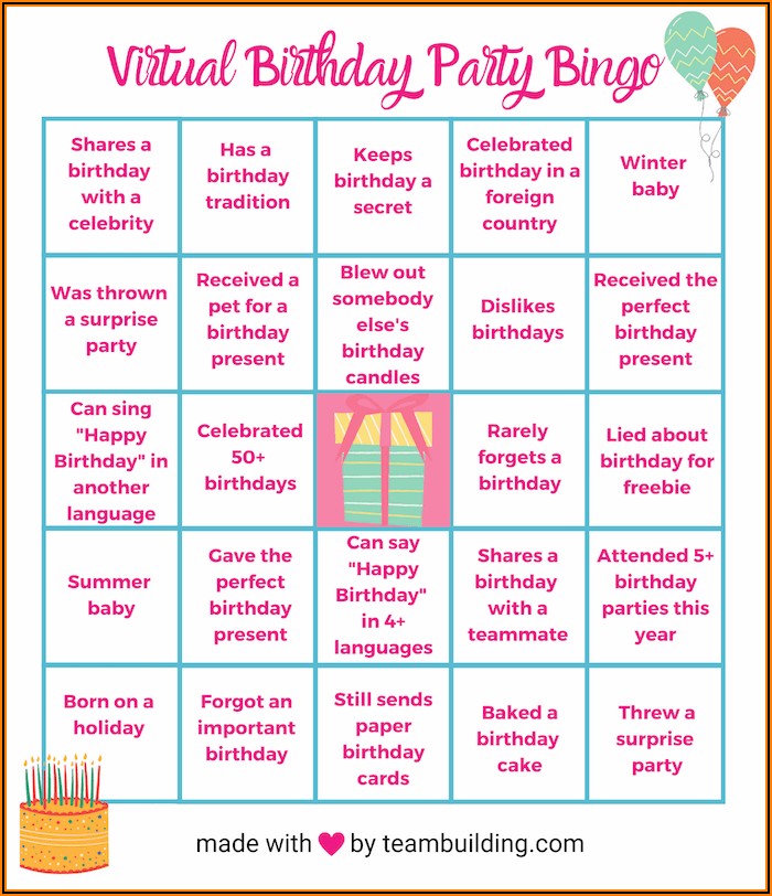 50th Birthday Party Programme Template