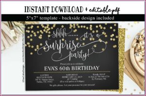 60th Birthday Invitations For Him