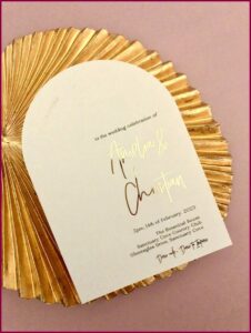 Affordable Die Cut Wedding Invitations