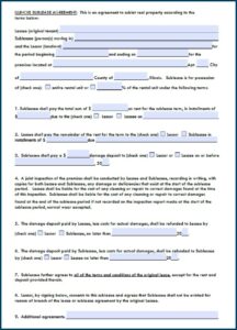 Apartment Rental Lease Agreement Illinois