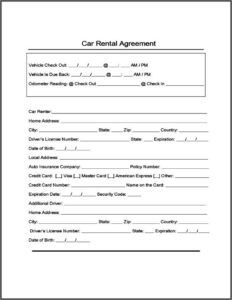 Auto Lease Contract Sample