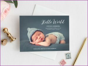 Baby Boy Birth Announcements