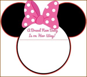 Baby Mickey Mouse Invitation Template Free Download