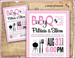 Baby Shower Bbq Invitations Free